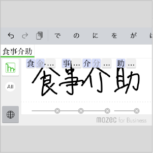 手書き入力(オプション)
