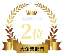 新規導入件数 2位 大企業部門